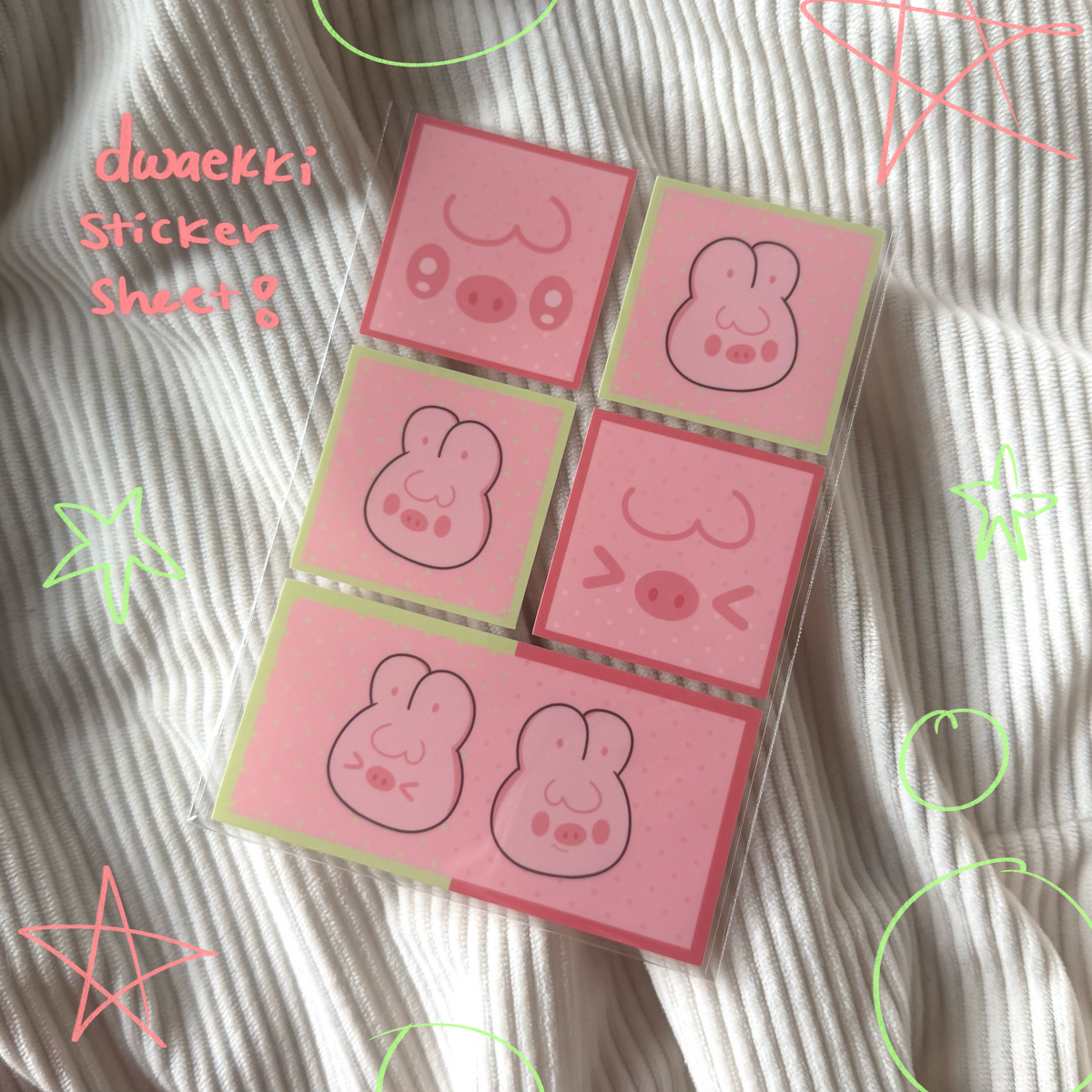 Dwaekki Sticker Sheet