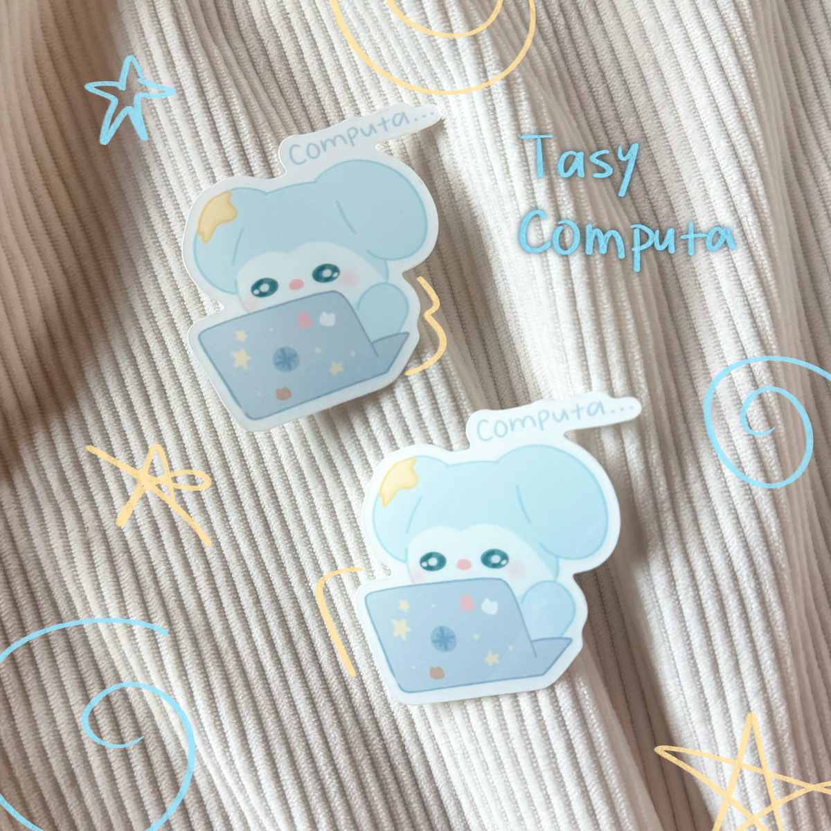 Tasy Computa Sticker