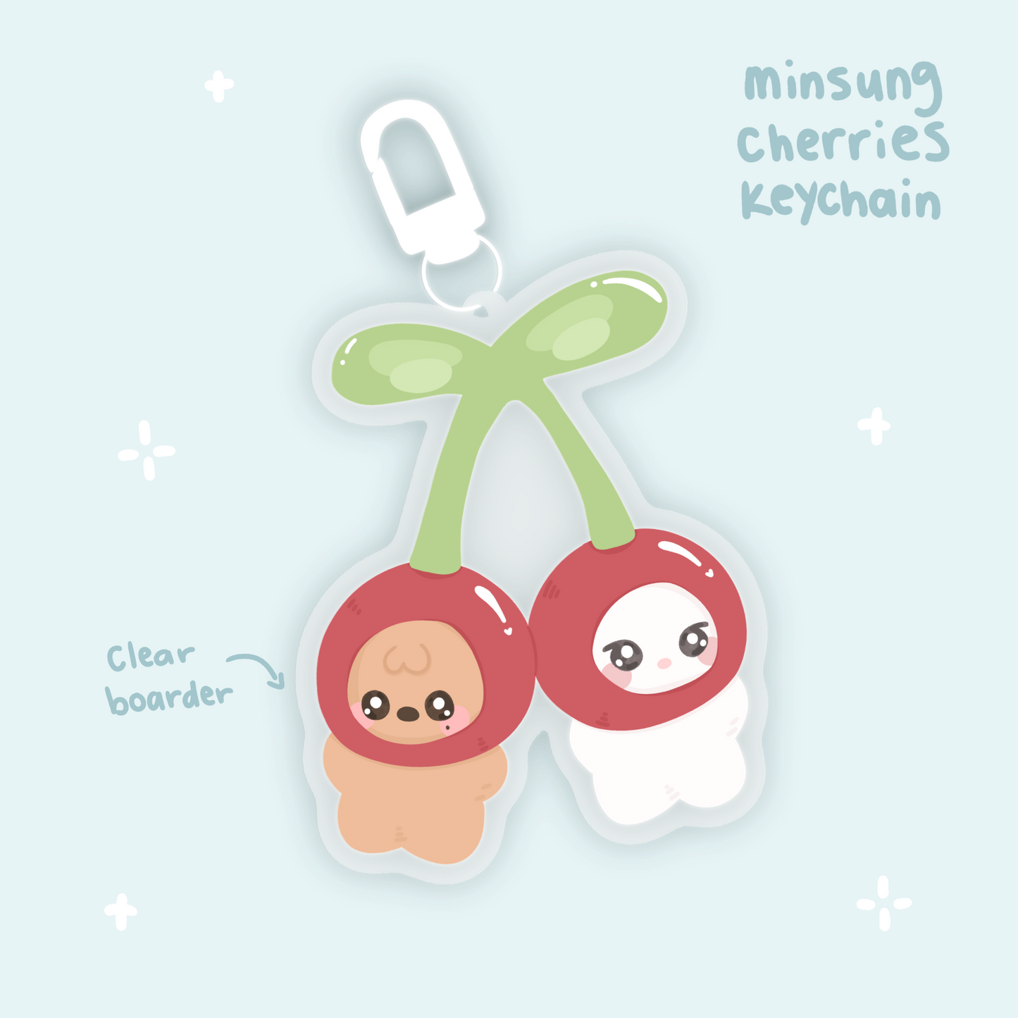 (PREORDER) Minsung Cherries Keychain