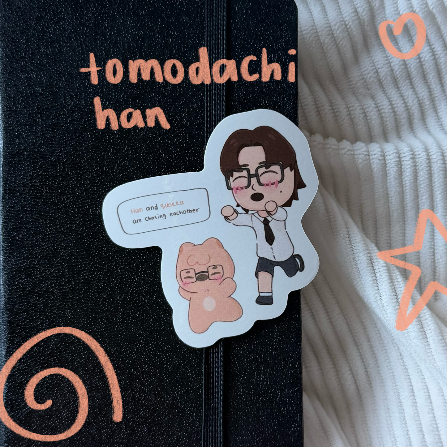 Tomodachi Han Sticker