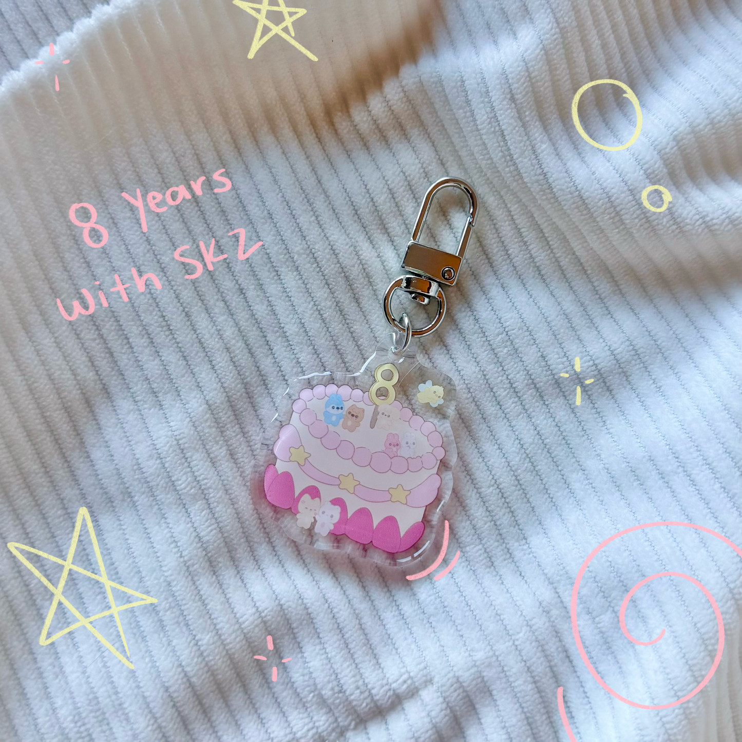 8 Years With Skz Keychain