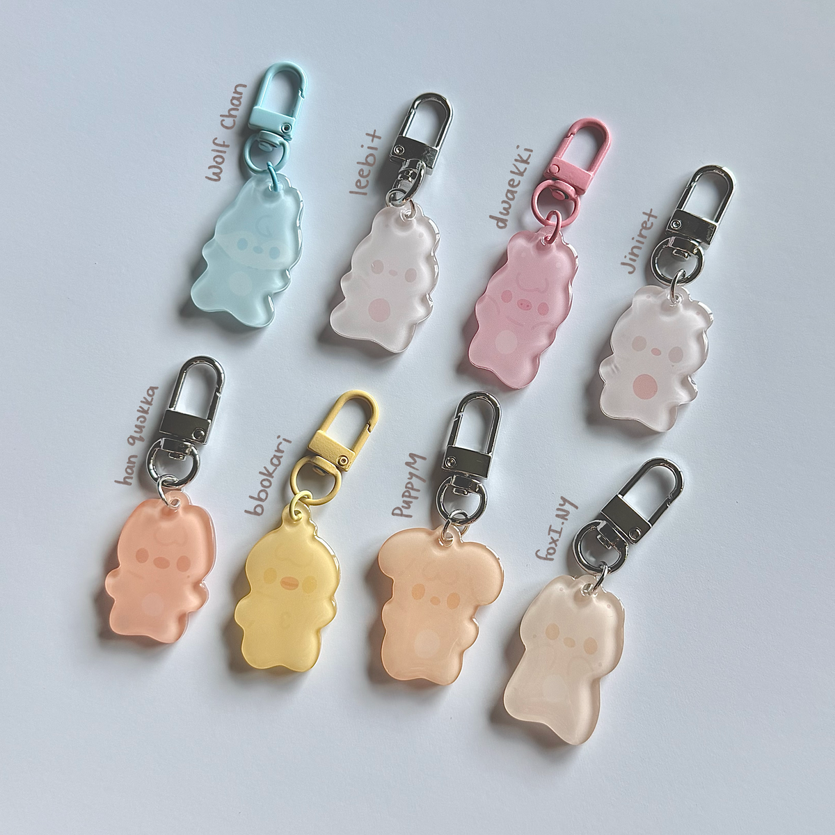 Squish Skzoo Keychains