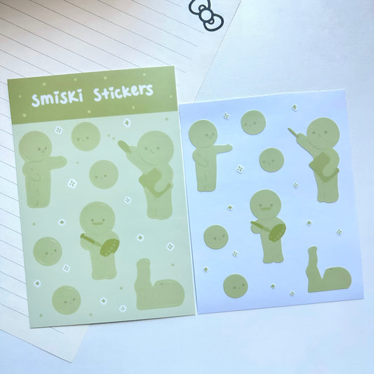 Smiski Sticker Sheet