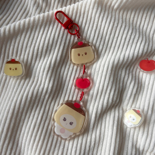Leebit Pudding Keychain