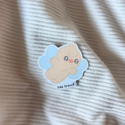 Tax Fraud Bbokari Sticker
