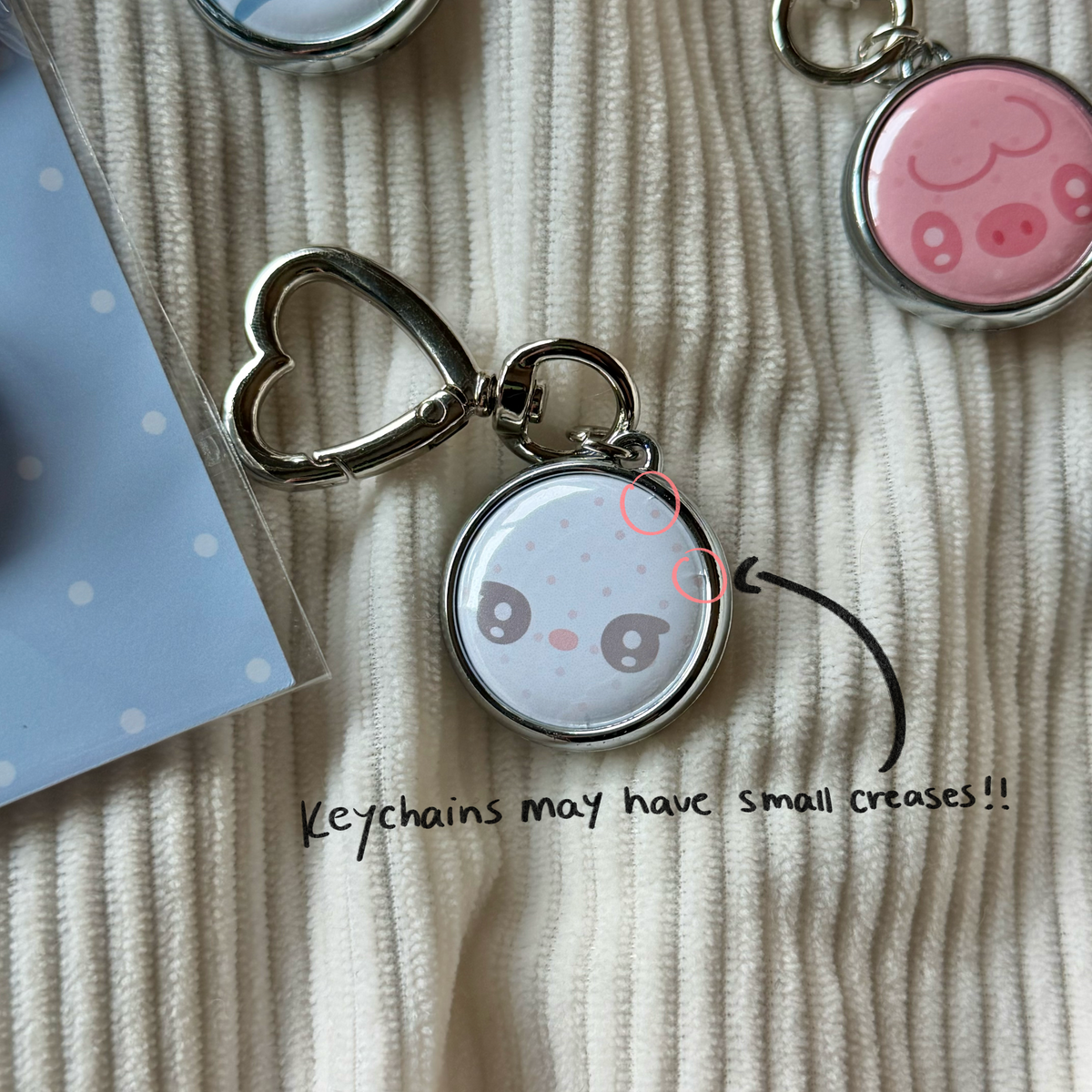 Skzoo Pin Button Keychain