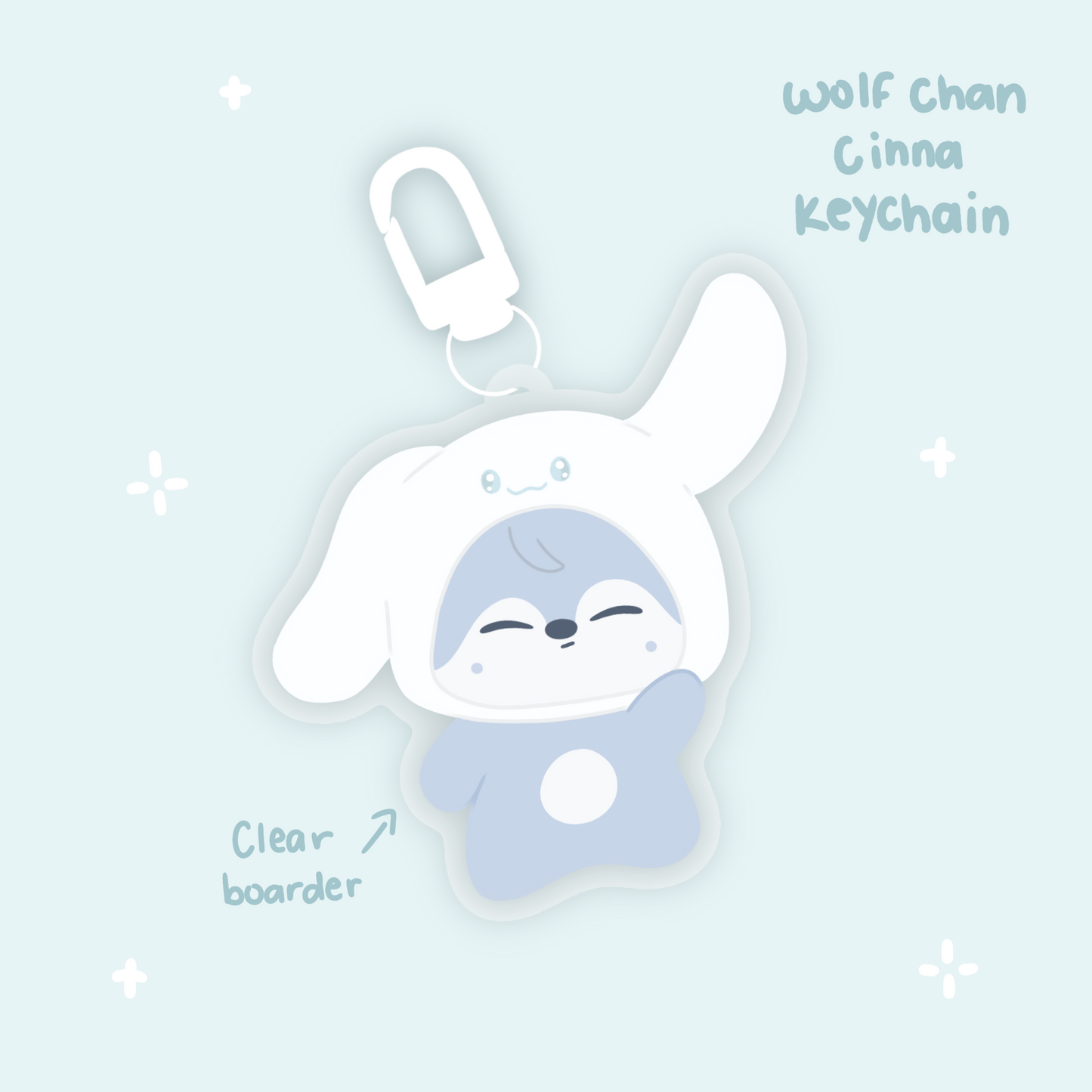 (PREORDER) Wolf Chan Cinna Keychain