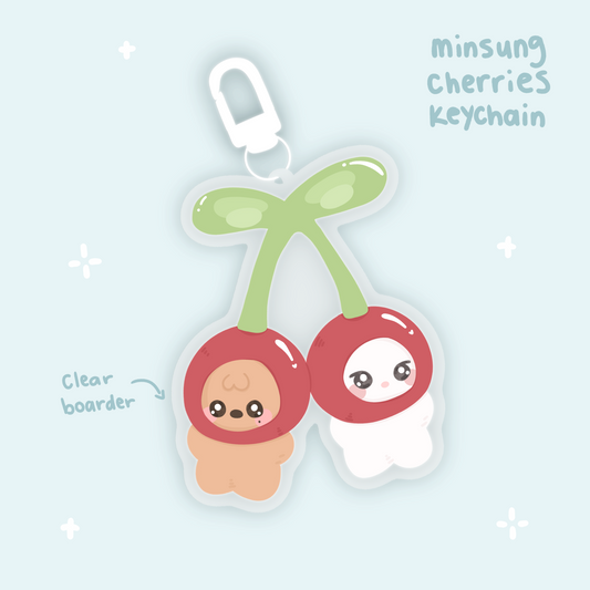 (PREORDER) Minsung Cherries Keychain