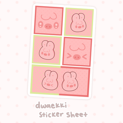 Dwaekki Sticker Sheet
