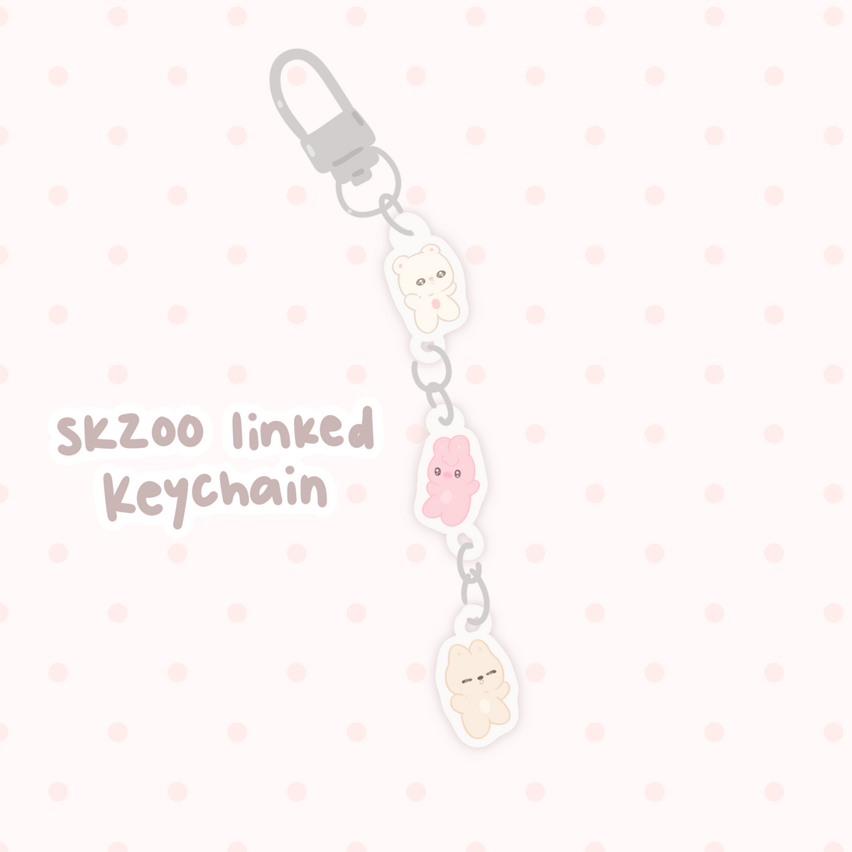 Skzoo Linked Keychain