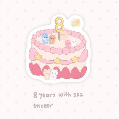 8 Years with Skz Sticker