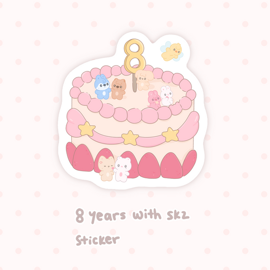 8 Years with Skz Sticker