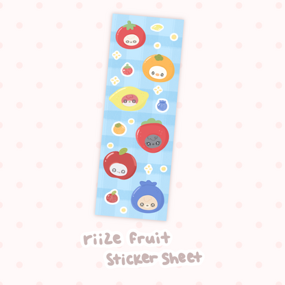 Riize Fruit Sticker Sheet
