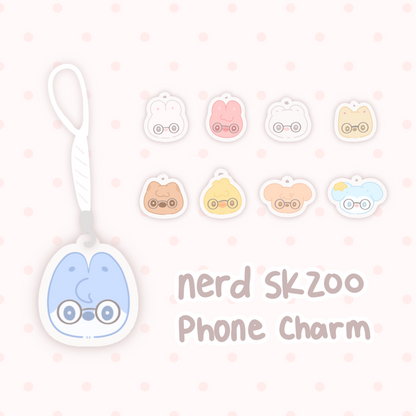 Nerd Skzoo Phone Charm