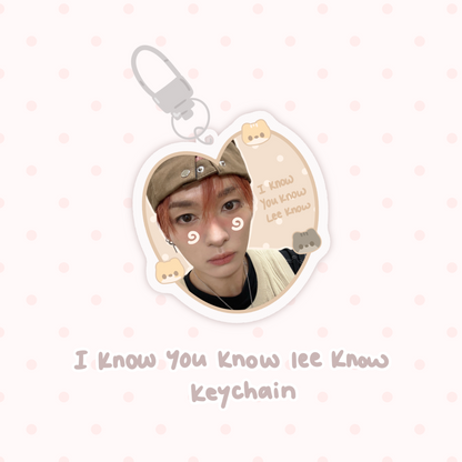 I know You Know Lee Know Keychain
