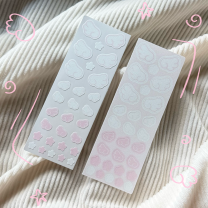 Glitter Angel Wing Sticker Sheet
