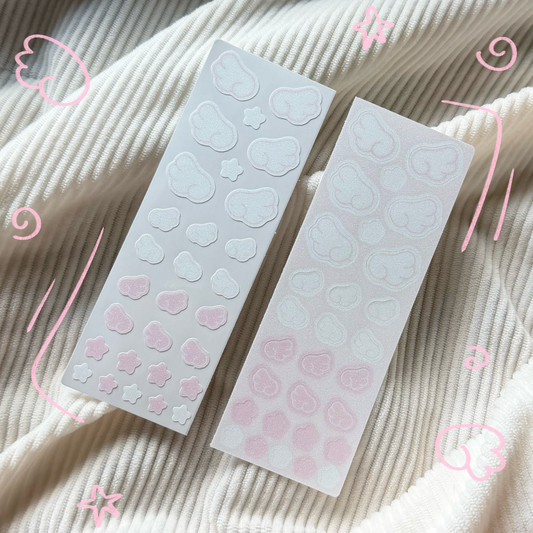 Glitter Angel Wing Sticker Sheet